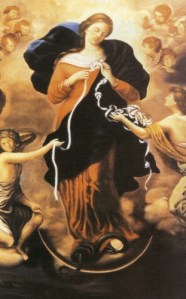 Peinture Marie qui défaites les nœuds